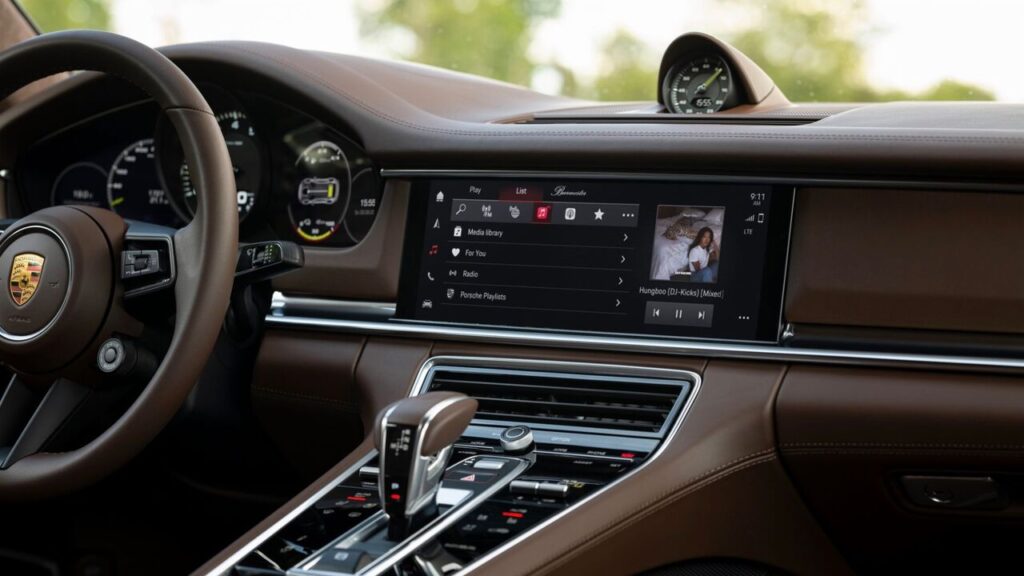 Porsche launched a PCM 6.0 infotainment system with enhanced voice commands and Android Auto
